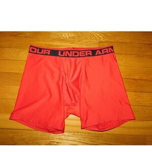 Under Armour Men's Vibrant Red Compression Shorts